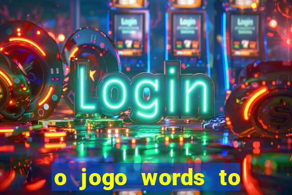 o jogo words to win paga mesmo